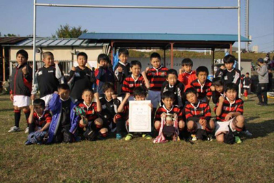 1~2年生 優勝 桐生ラグビースクール