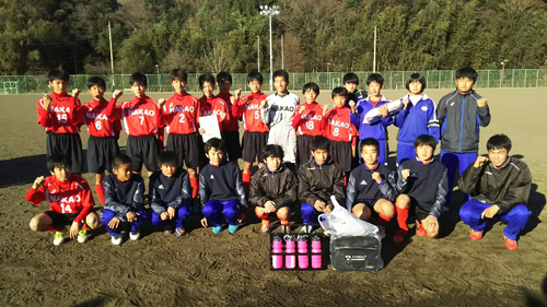 優勝 高崎市立中尾中学校サッカー部