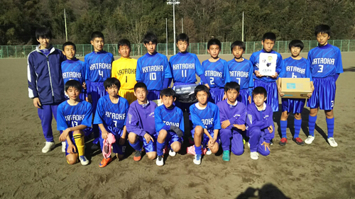 3位 高崎市立片岡中学校サッカー部